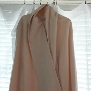 J Hilary wool Cape, cream, full length